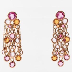 ZARA MULTI COLOR WATERFALL EARRINGS